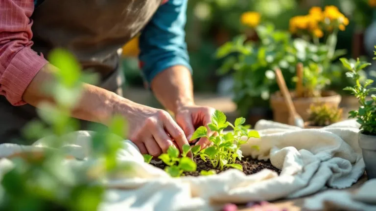 Gooi oude stofresten niet weg: 5 ingenieuze manieren om ze in de tuin te hergebruiken
