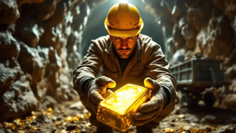 Unieke ontdekking van goudstaven op 1 km diepte: een zeldzame vondst uit één enkel land