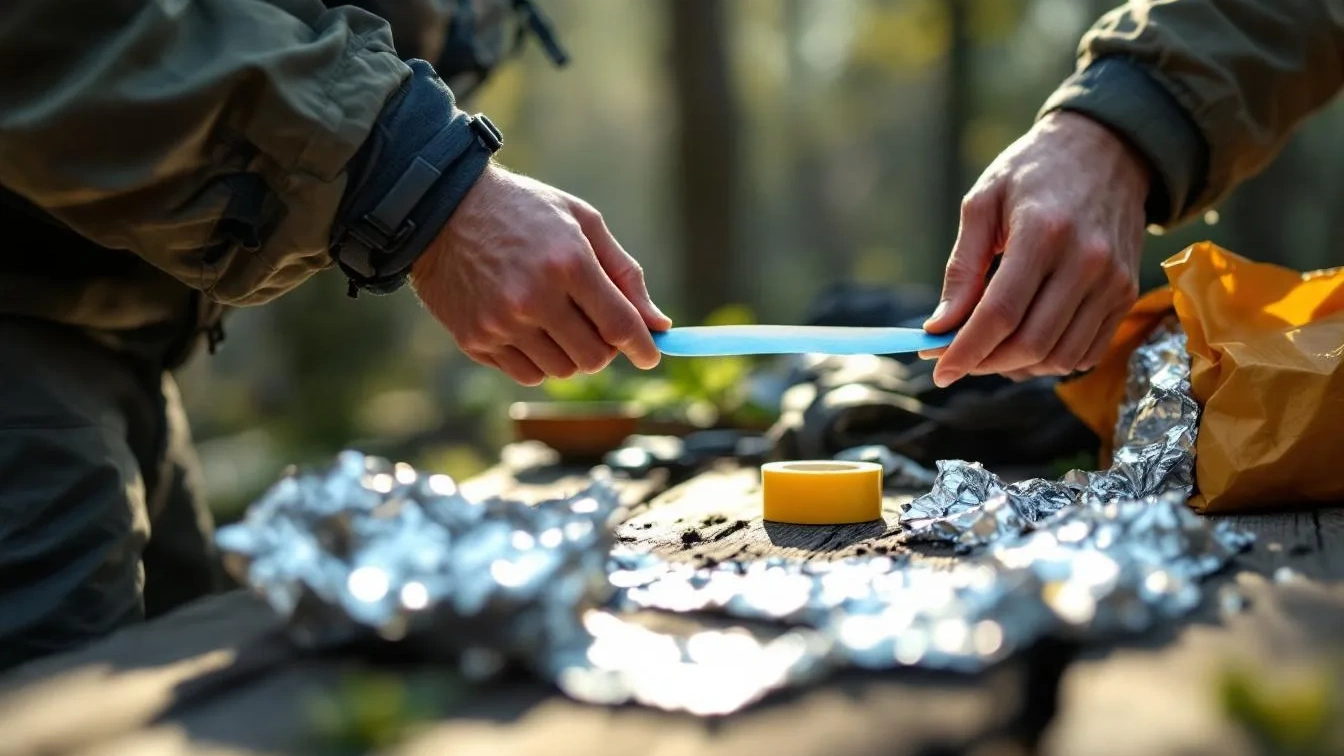 Waarom ervaren kampeerders altijd een rol ducttape en aluminiumfolie in hun rugzak hebben